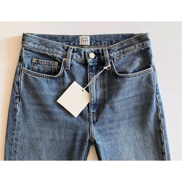 Toteme Regular Fit Denim Vintage Wash Size 24 - Picture 5 of 7